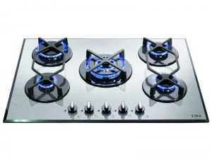 CDA HVG720SS 5 Burner Gas on Glass Hob