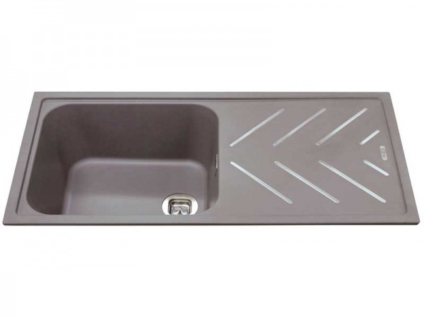 CDA KG81GR Composite Single Bowl Sink