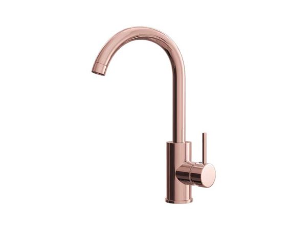 Ellsi Giona Rose Gold Mixer Tap with Swivel Spout