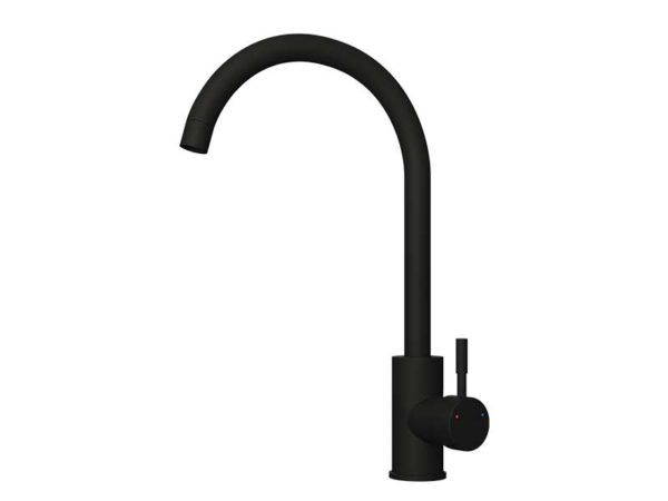 Ellsi Tivoli Black Mixer Tap with Swivel Spout