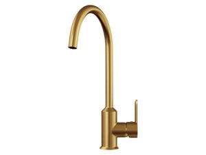 Ellsi Entice Gold Mixer Tap with Swivel Spout