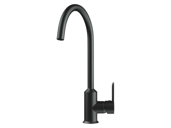 Ellsi Entice Black Mixer Tap with Swivel Spout